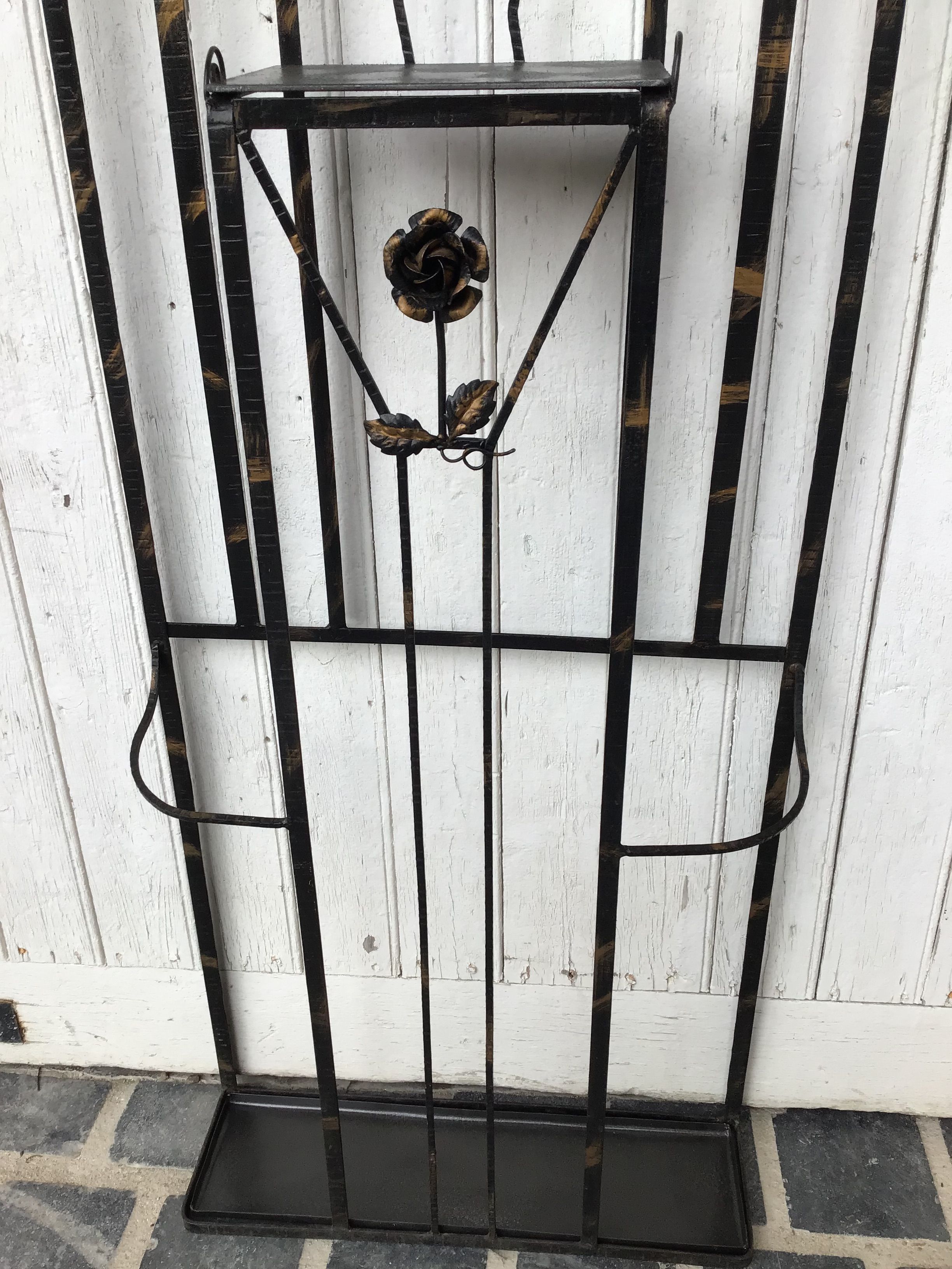 Art Nouveau coat rack cloakroom
