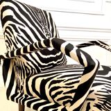 Vintage 50s zebre armchair