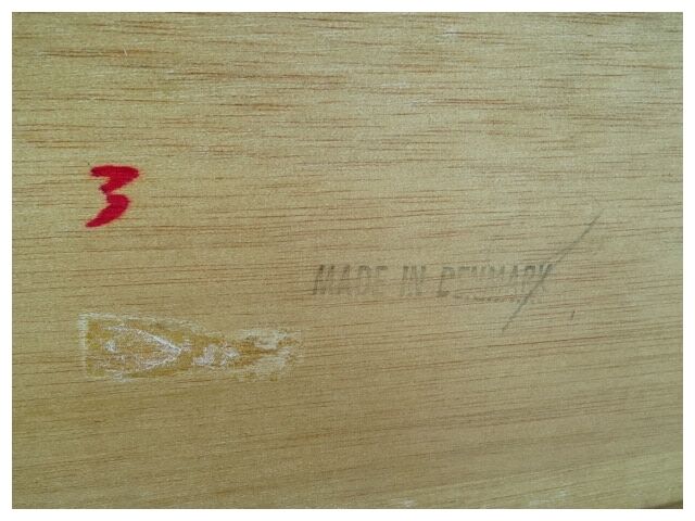 Danish bedside table by Johannes Andersen vintage 1950 Scandinavian teak