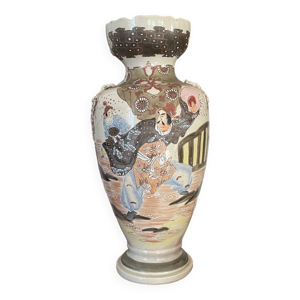 Grand vase japonais Satsuma