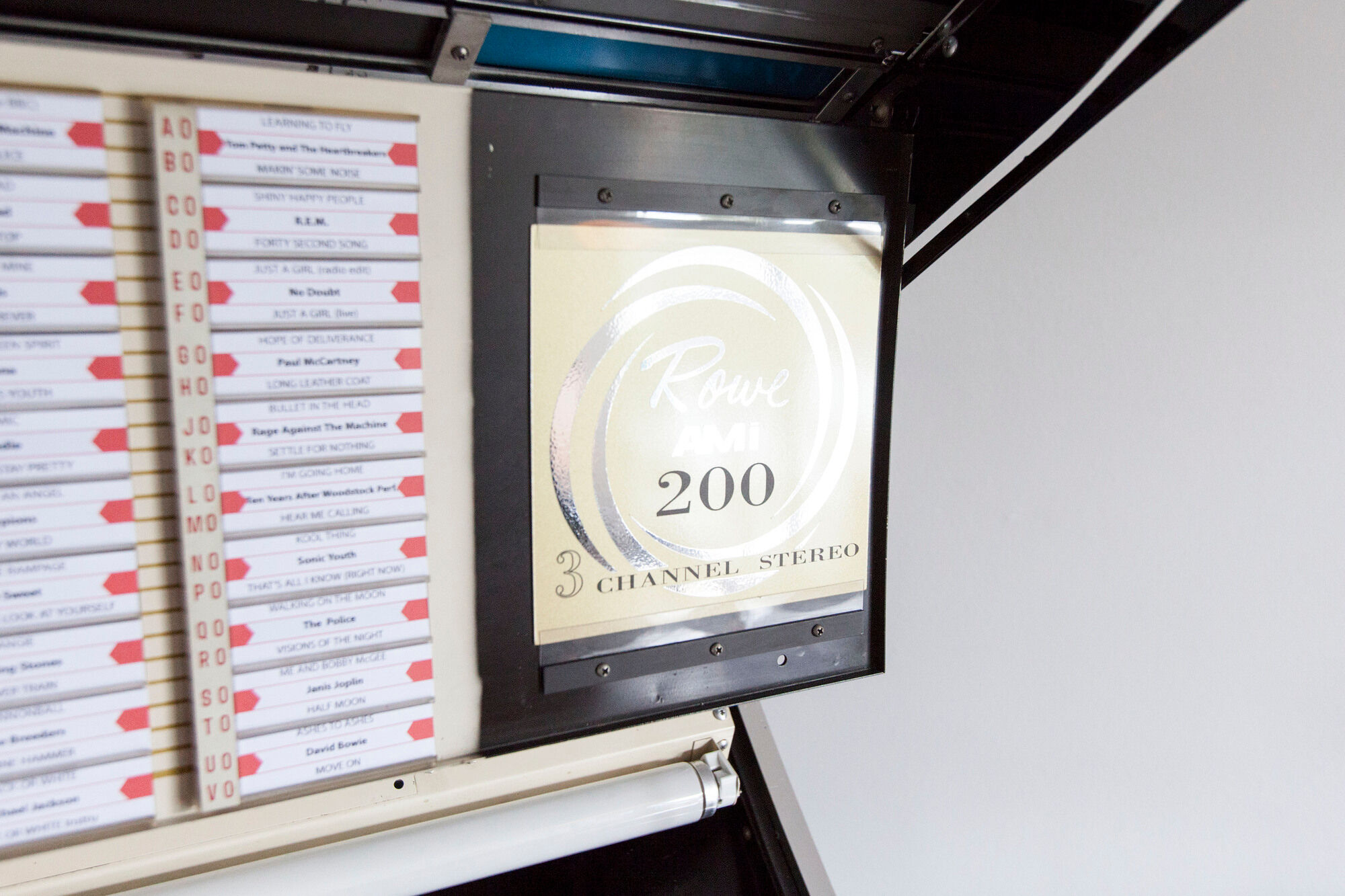 Jukebox Rowe friend from 1963 model"Jal" capa 100 vinyl compilation pop, rock, metal from 1950 to 1990