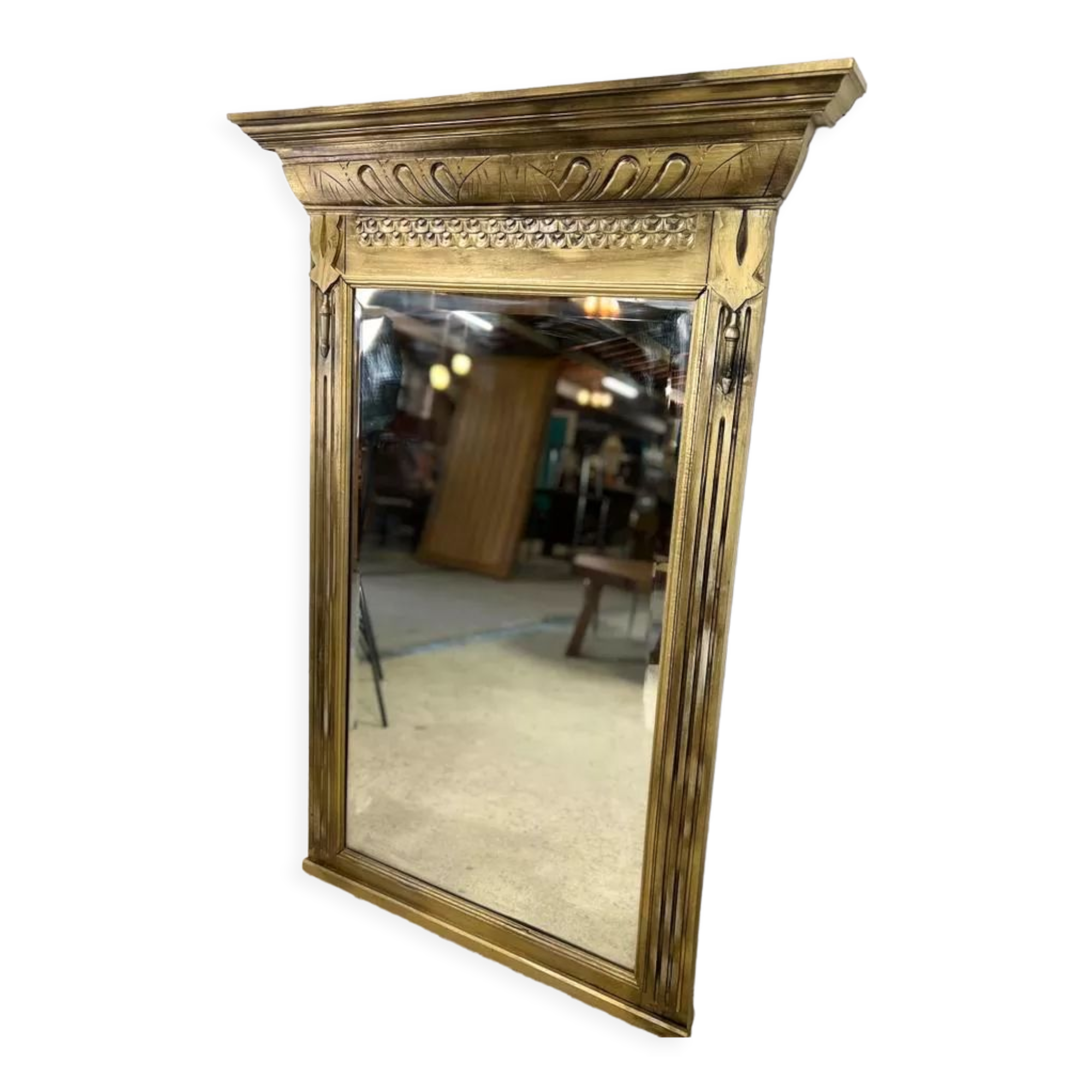 Vintage mirror "gold", 135x94 cm
