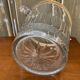 Saint Louis crystal champagne bucket with thistle thistle decor with rim