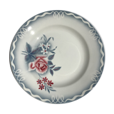 Flat Digoin model Olga gray and pink diameter 30cm