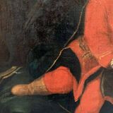Oil painting on canvas, portrait of a young nobleman, 18th century