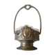 Old drageoir bonbonnière early 20th silver metal dated 1910 monogram S