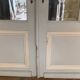 Double separation doors with transom and beveled glass 20th century