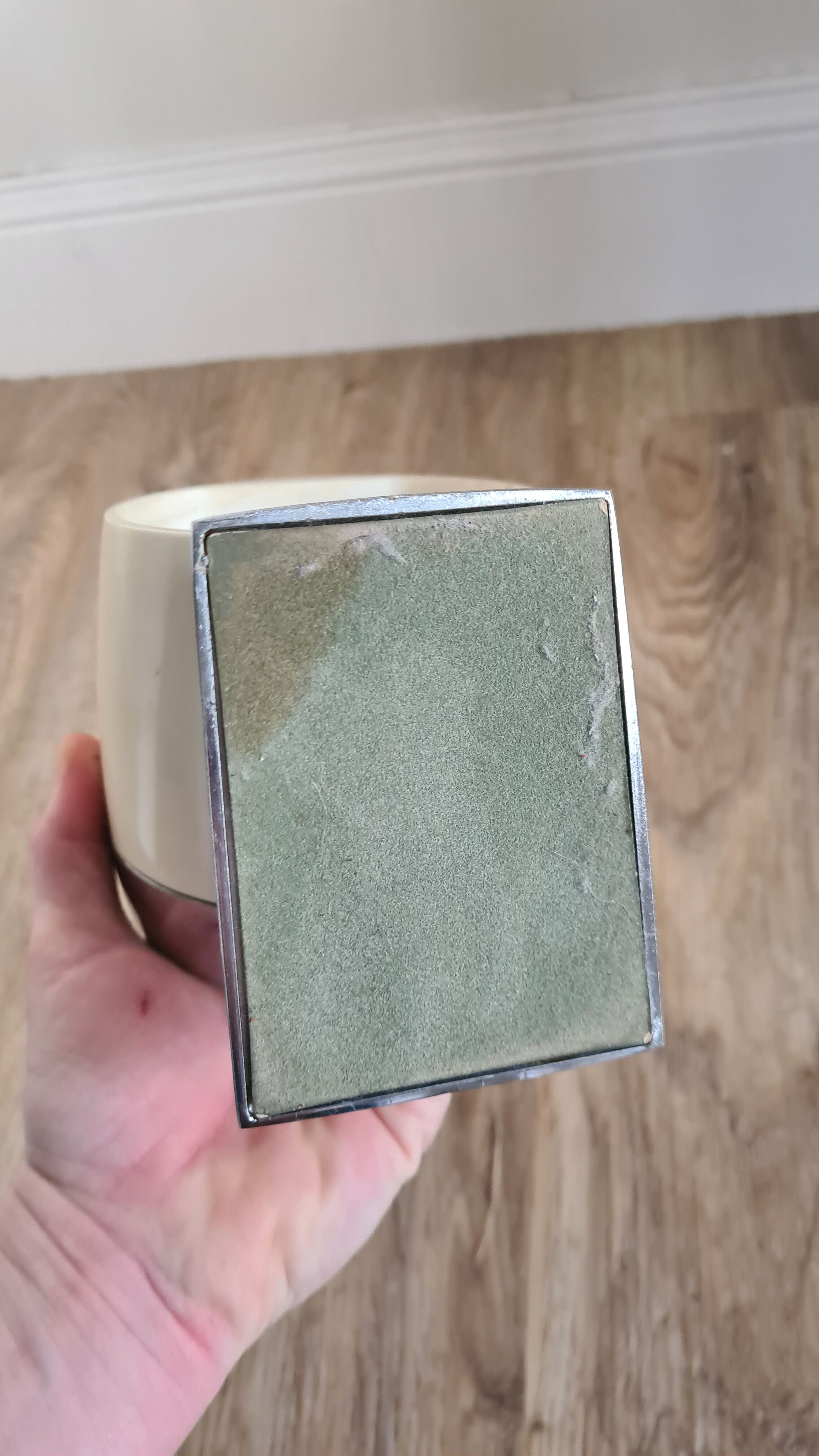 Old alarm clock Rhythm foot Tulip 70s Japan