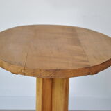 Oak pedestal table circa 1950