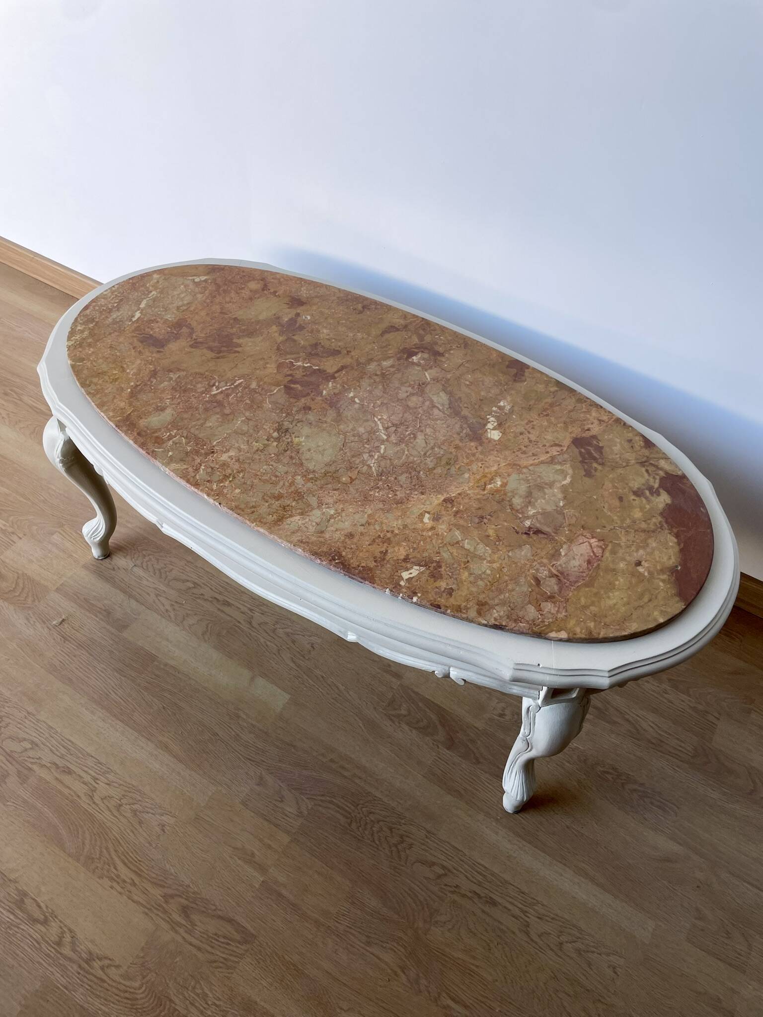 Marble top coffee table