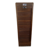 Filing cabinet with curtain