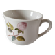 Large breakfast cup Gien floral decoration