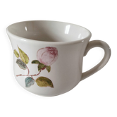 Grande tasse petit déjeuner Gien décor floral
