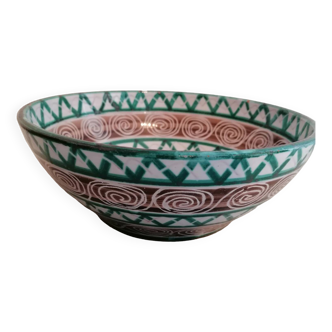 Large salad bowl signed Robert Picault Valauris