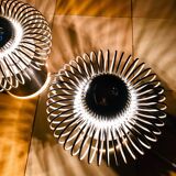 Vintage Wall Lights • Philippe Rogier • Oxar • Luminox • Space Age • 1972