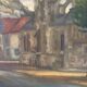 The Little Andely at Château Gaillard, oil on canvas 1954