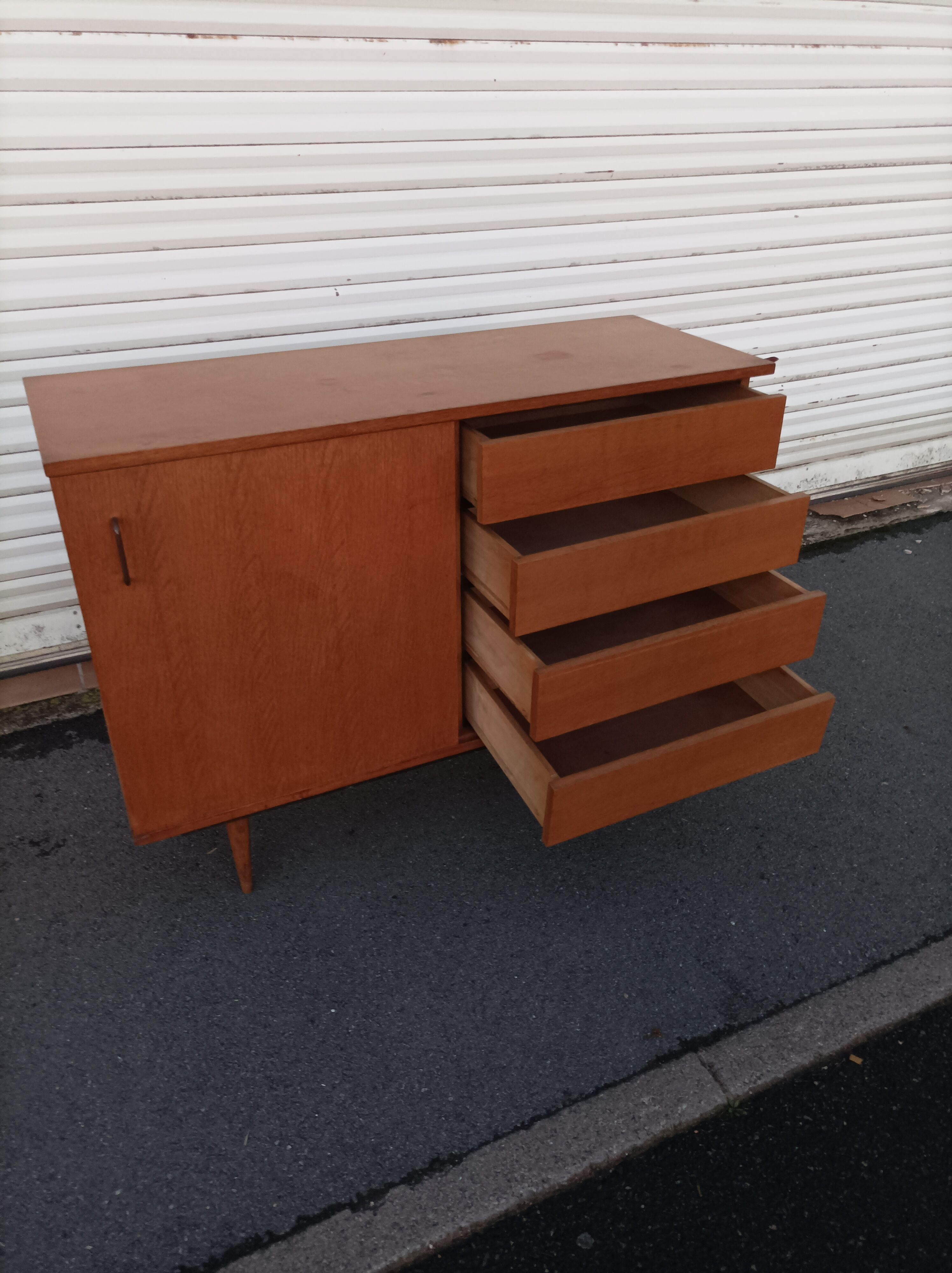 Old vintage danish scandinavian buffet