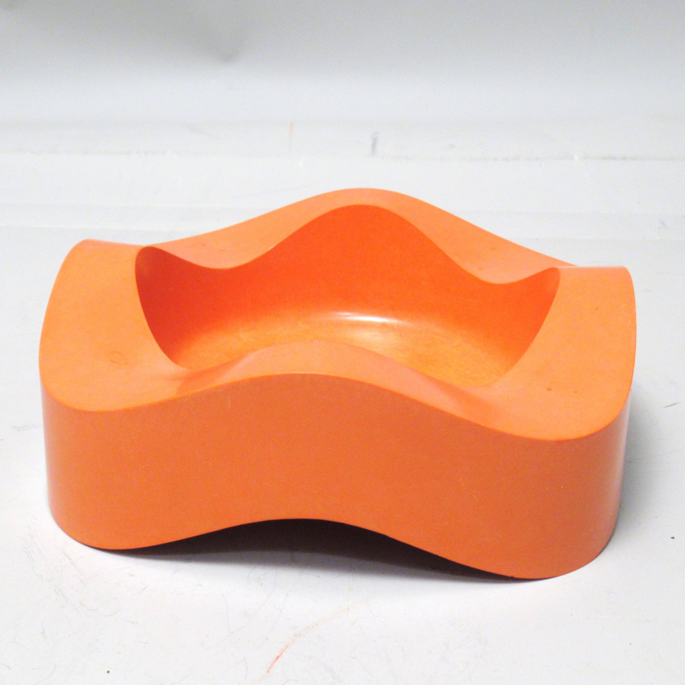 Cendrier Sinus orange Walter Zeischegg Helit