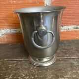 Vintage Ice Bucket Jean COUZON Stainless Steel France #D875