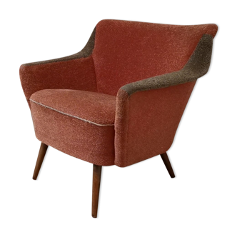 Organic armchair bi color 50s