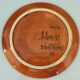 Enamelled ceramic plate signed Jean Lurçat, Sant Vicens, 50s