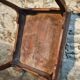 French side table in cherry wood, late 18th century.