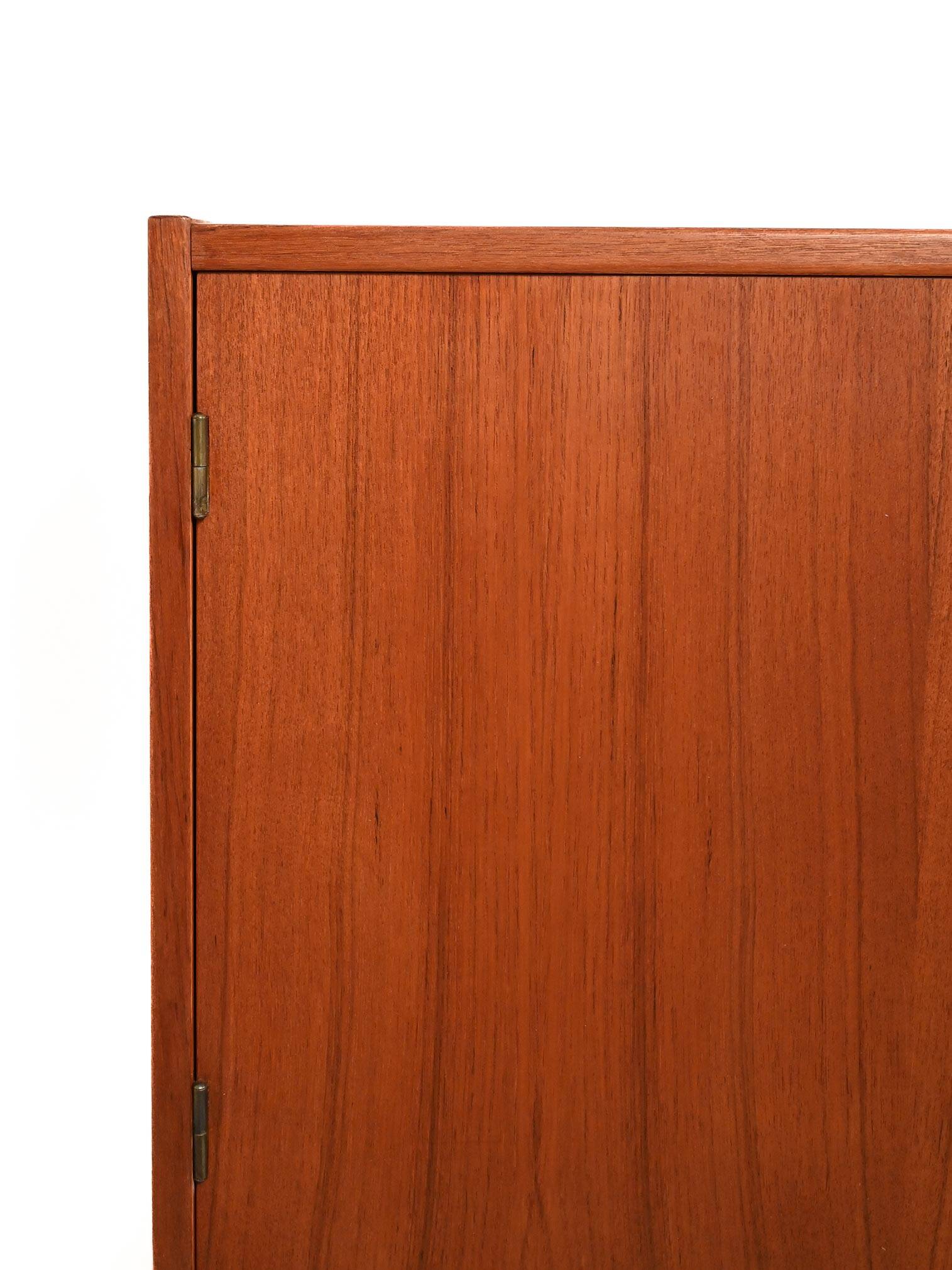 Scandinavian sideboard with tile-style drawers from the 1950s