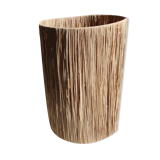 Raffia lampshade