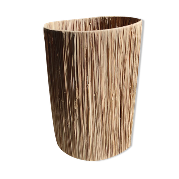 Raffia lampshade