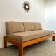 Wooden sofa design Regain France vintage 60s