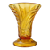 Vintage amber glass vase