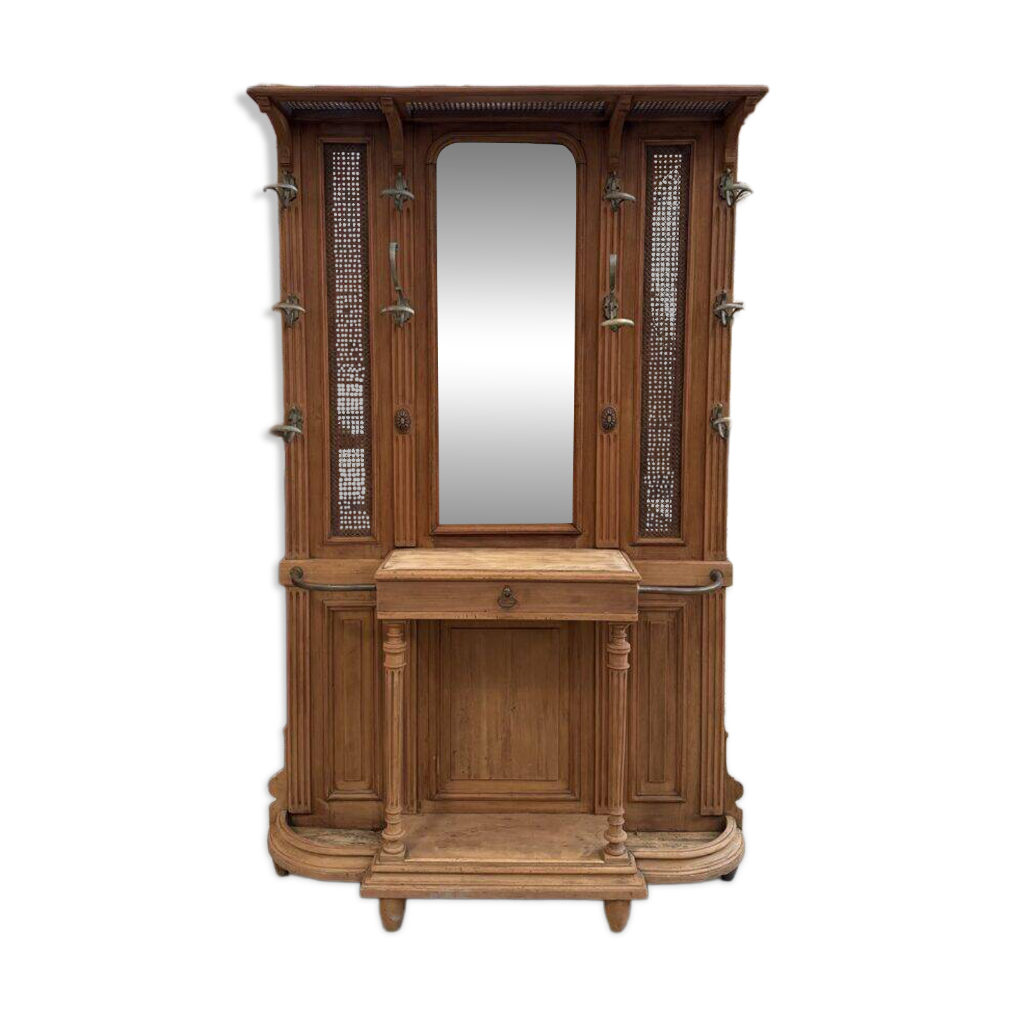 Large mahogany entrance wardrobe