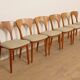 6 chaises de salle à manger | Koefoeds Hornslets | Niels Koefoed | Modèle Peter | Teck