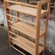 Folding bookseller's shelf