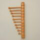 Vintage wooden wall coat holder