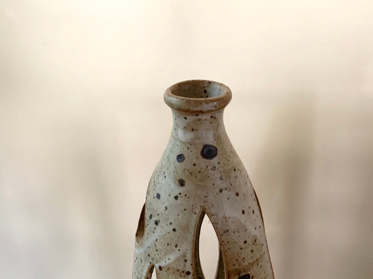 Eric Belloche sandstone lantern, 70s