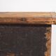 Antique long trunk painted with floral motifs (Year 1876) #1