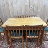Table with extensions from the 1950s in elm.