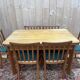 Table with extensions from the 1950s in elm.