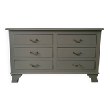 Solid wood sideboard chest of drawers