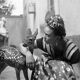 Photographie "Frida Kahlo et Granizo", Casa Azul, Mexique, 1939   /  15 x 20 cm  /  N&B