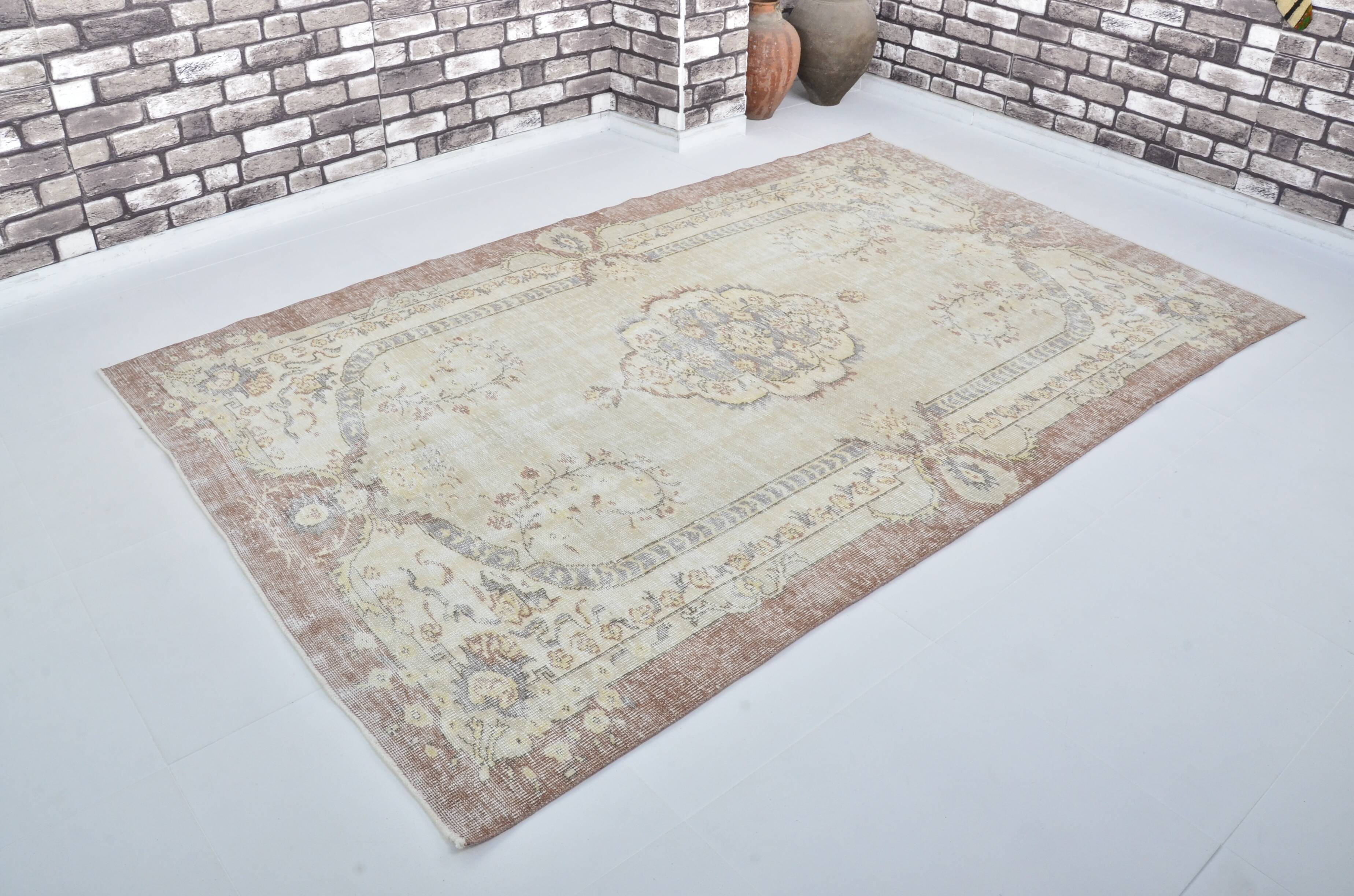 Oushak Handknotted Antique Floor Rug sku 3215