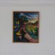 Original Mid Century Swedish Oil on Canvas – “Farmer” by P. Hector