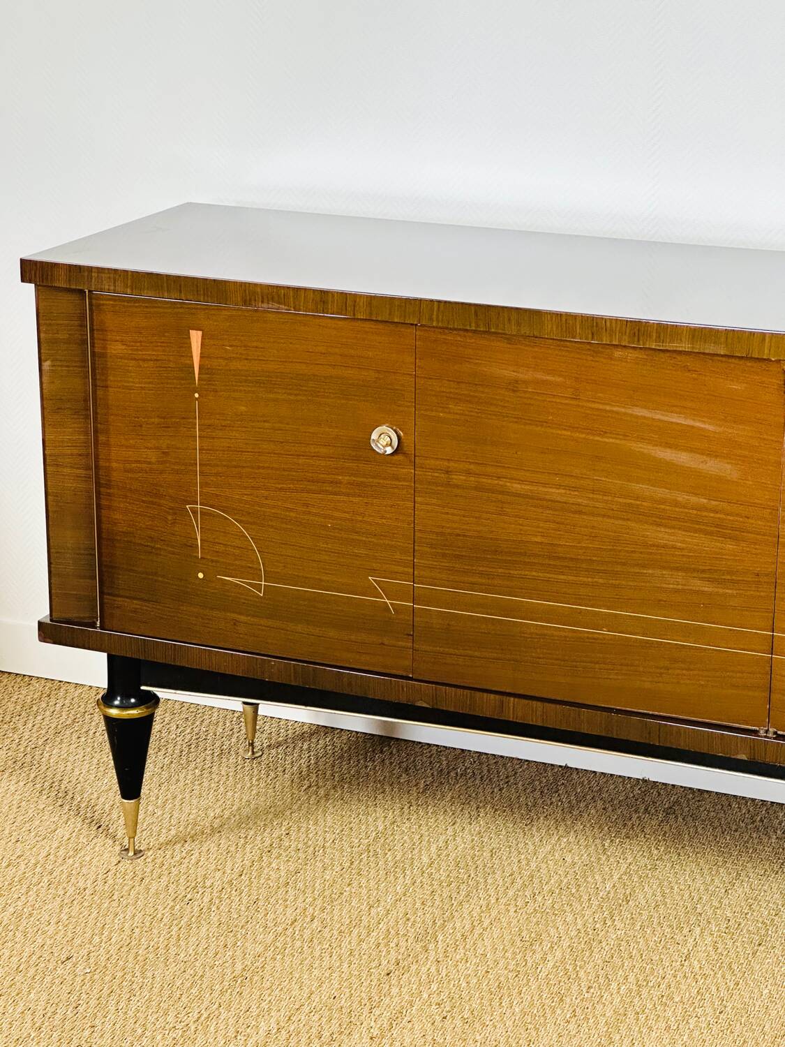 Art Deco mahogany sideboard from 1940.