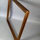 Old frame hollow edges gilded wood gold leaf 53x45 foliage 46x38 cm SB