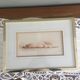 Eaux Forte à la sanguine signed Jean Vyboud 'Woman lying naked'