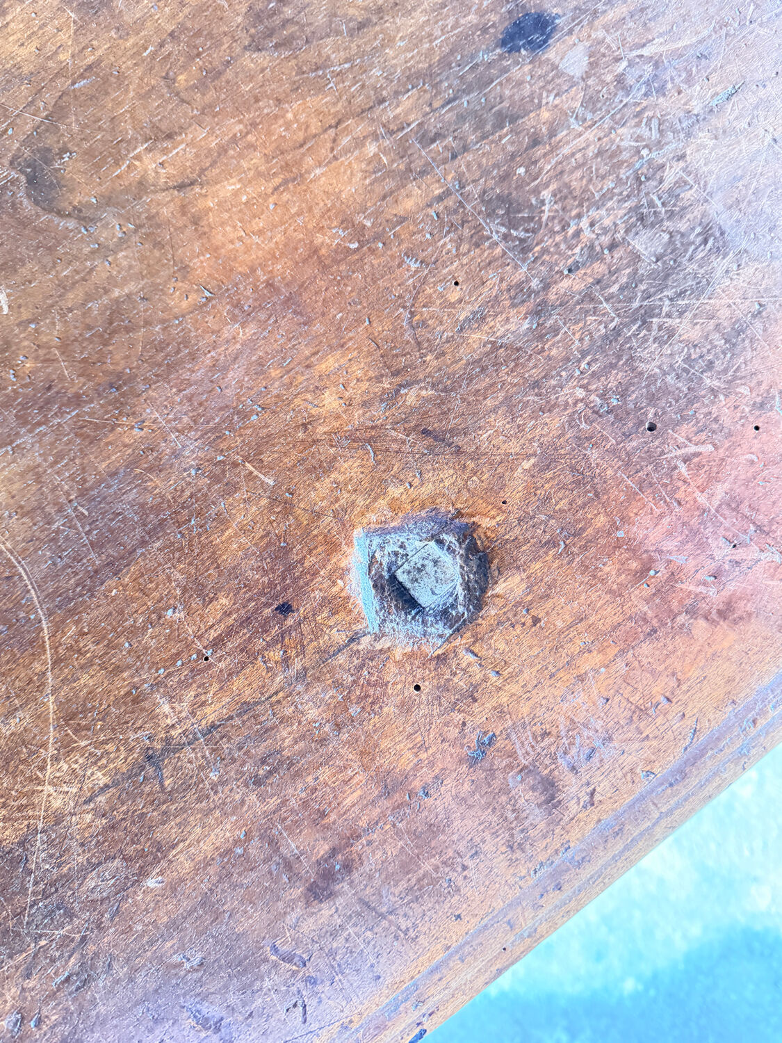 Wooden chest - walnut