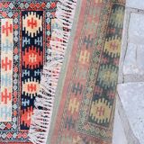 Vintage silk and cotton carpets