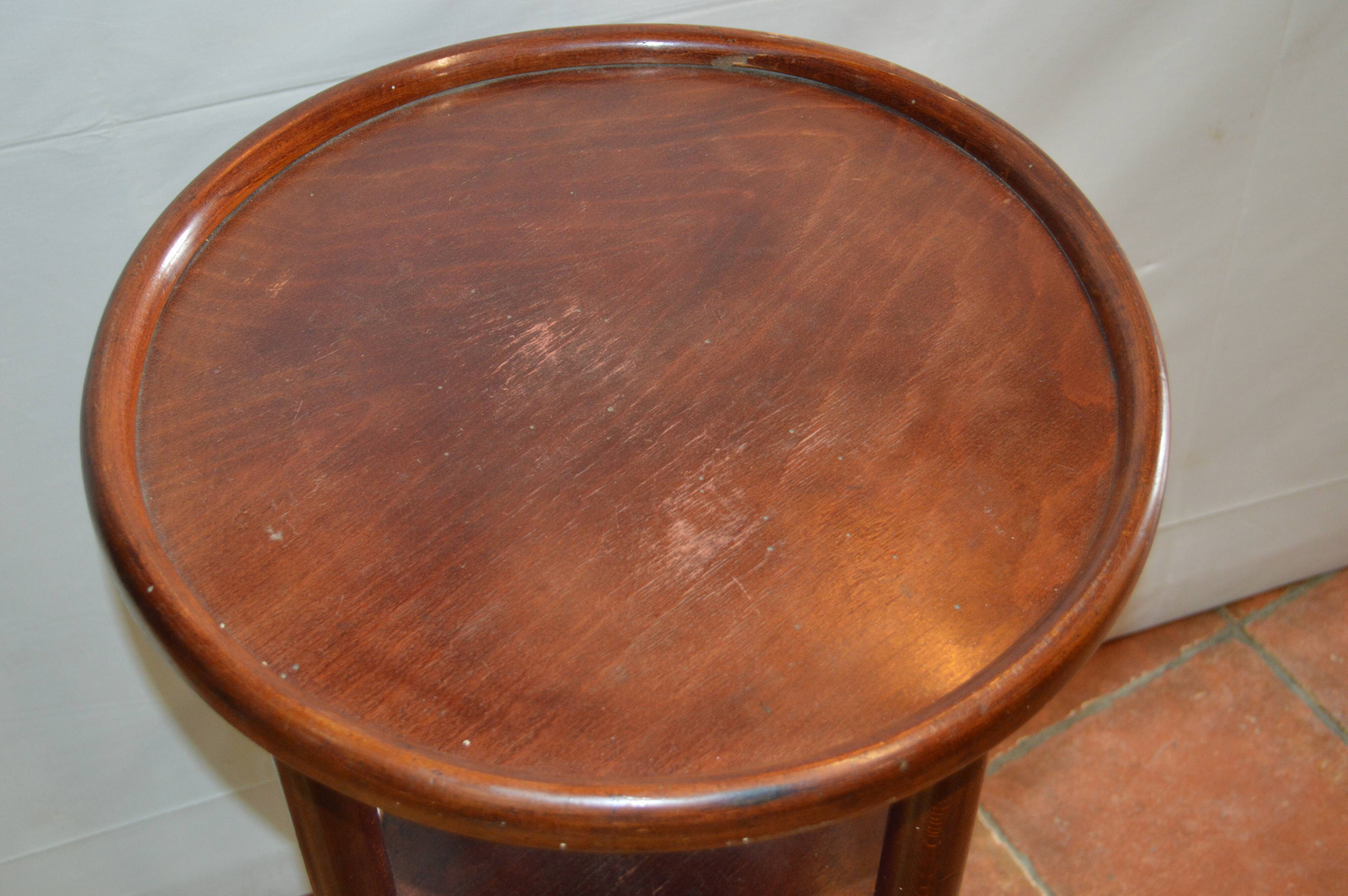 Thonet curved wooden table