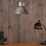 Industrial zinc pendant lamp